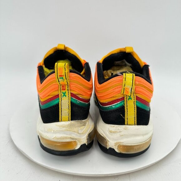 Nike Air Max 97 Men Size 9 CK9399-001 Orange Sunburst Wheel Logo Training Shoes - Picture 5 of 11